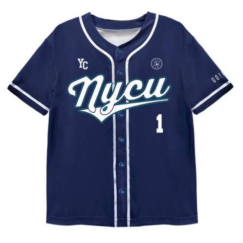 NYCU美式經典棒球衫_深藍